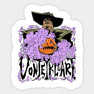 Vonjekyllart Logo Purple Smoke Sticker